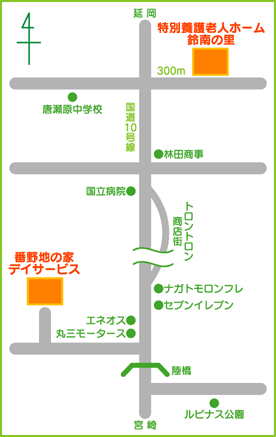 鈴南の里の地図